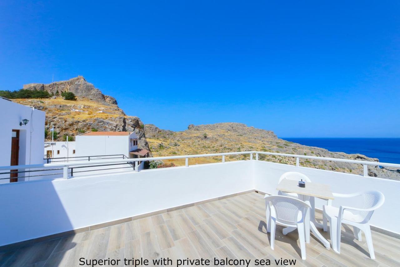 St. Paul'S Bay View Suites Líndos Eksteriør billede